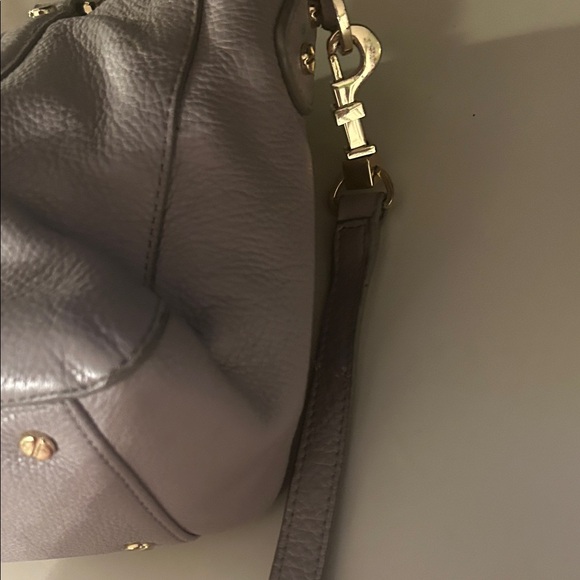 Tory Burch Light Gray Leather Satchel. Send me offers!! - Picture 8 of 11